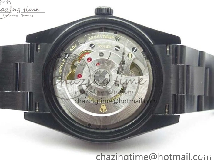 All Markers A3235 on Oyster Bracelet 41 Black Dial Black PVD Best Edition VRF Diamonds DateJust PVD 0128